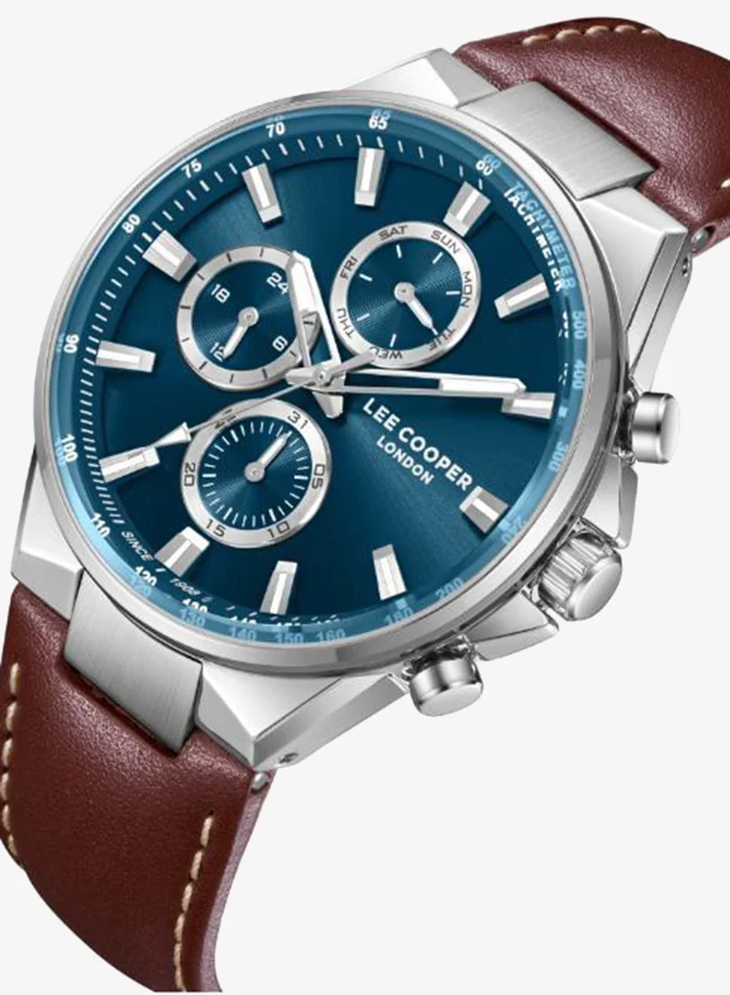Lee Cooper Men's Leather MULTIFUNCTION Watch LC08223.392 - 43 mm