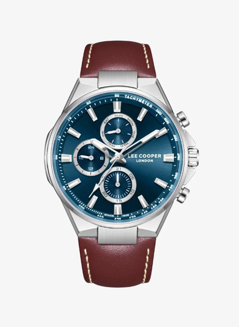 Lee Cooper Men's Leather MULTIFUNCTION Watch LC08223.392 - 43 mm