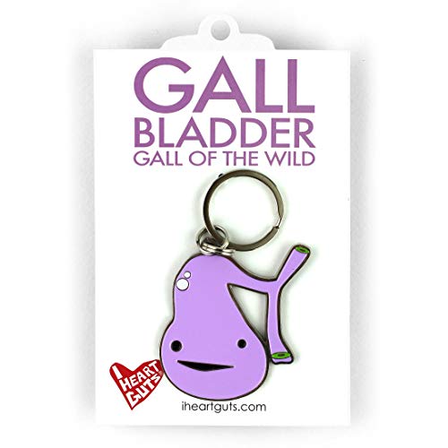 I Heart Guts Gallbladder Keychain – Gall of the Wild - Gallbladder Removal Recovery Gift, Digestive Health Support, Funny Medical Keychain for Post-Surgery Laughs - Image 2