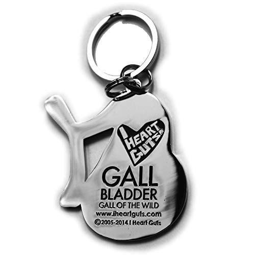I Heart Guts Gallbladder Keychain – Gall of the Wild - Gallbladder Removal Recovery Gift, Digestive Health Support, Funny Medical Keychain for Post-Surgery Laughs - Image 4