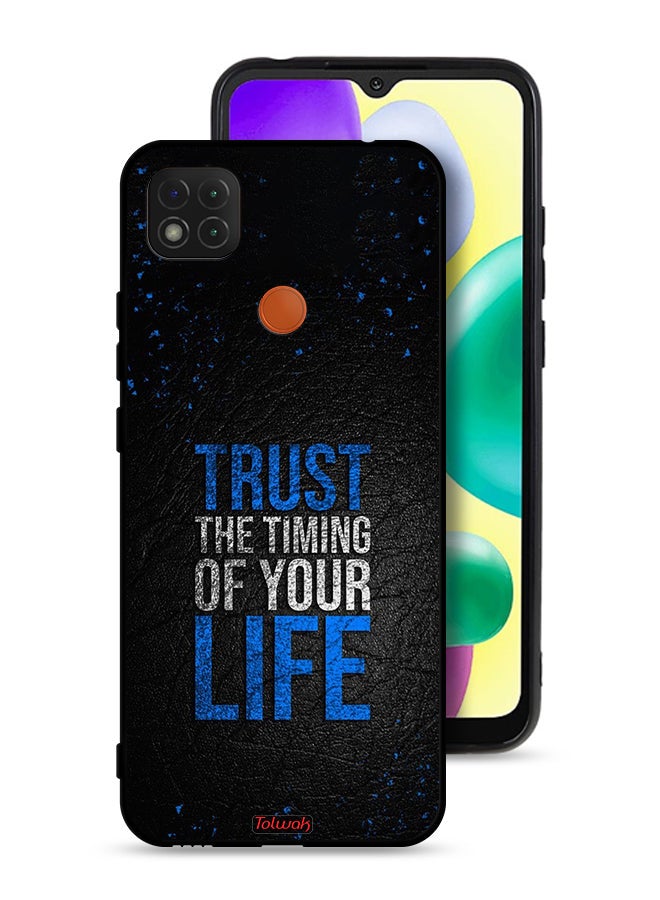 Tolwak Xiaomi Redmi 9C Protective Case Cover Trust The Timing Of Your Life - Image 1