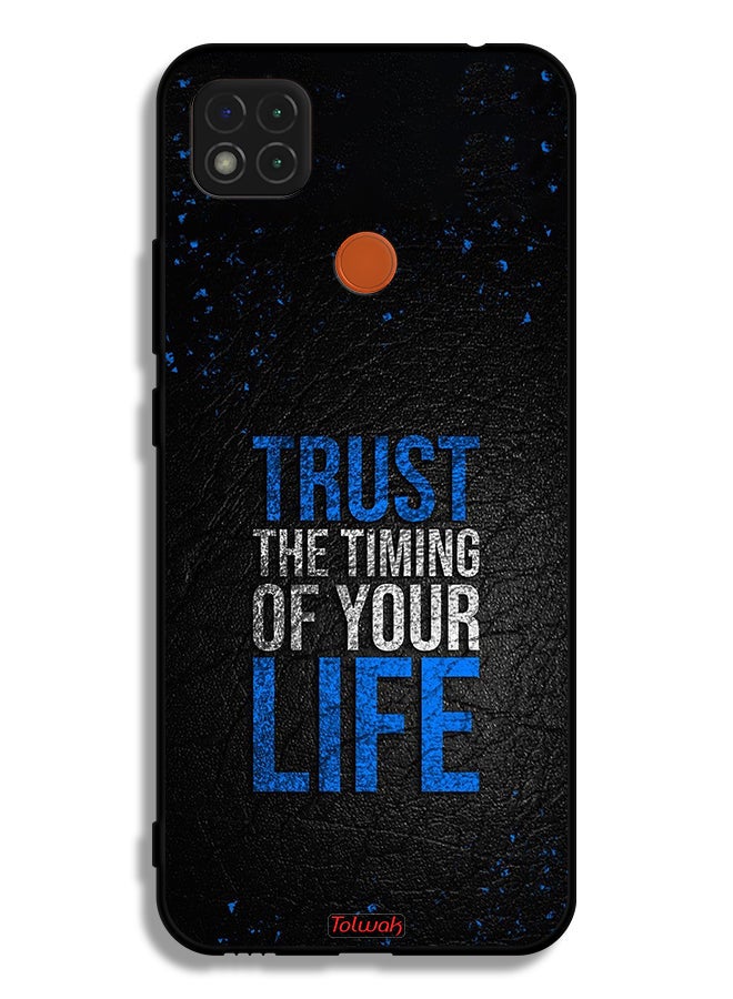 Tolwak Xiaomi Redmi 9C Protective Case Cover Trust The Timing Of Your Life - Image 2