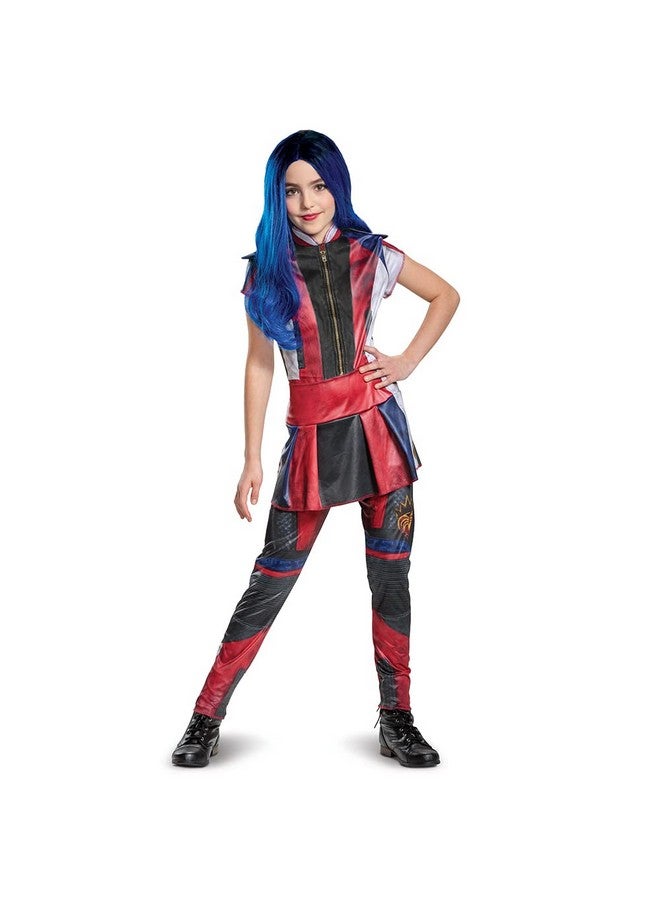 Disguise Disney Evie Descendants 3 Classic Girls' Costume, Red, Medium (7-8) - Image 1