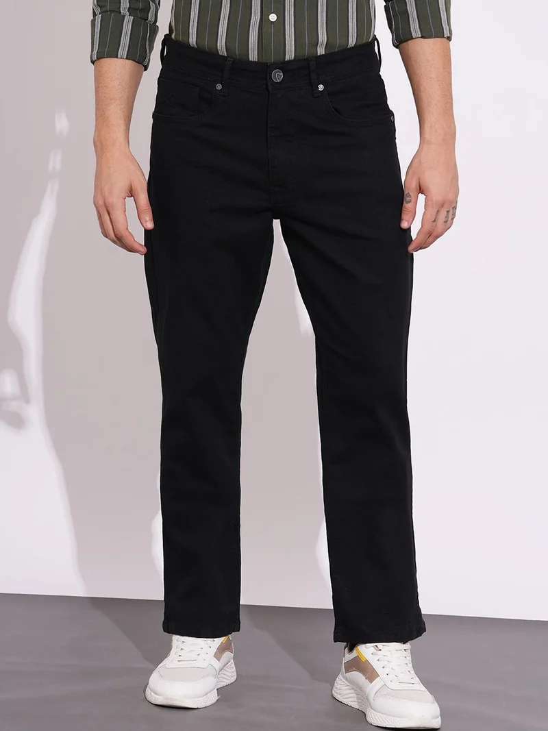 Being Human Men Solid Bootcut Mid-Rise Jeans