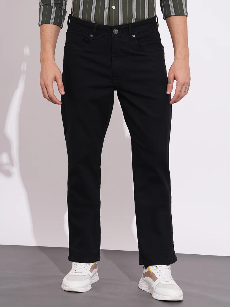 Being Human Men Solid Bootcut Mid-Rise Jeans