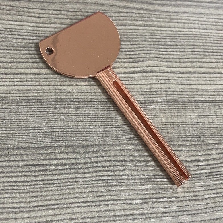 Zinc Alloy Plated Manual Squeezer For Toothpaste Beauty Hair Dyeing Pigment Metal Cosmetic Paste Dispenser Storage Cleaning Tool - Image 1