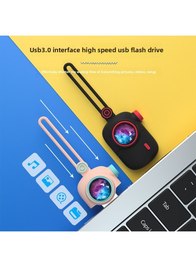 High-speed 3.0usb Music Car USB Flash Drive Personalized Logo Event Gift PVC Camera 64G USB Flash Drive-Color:Green-Capacity:64GB  - Image 3