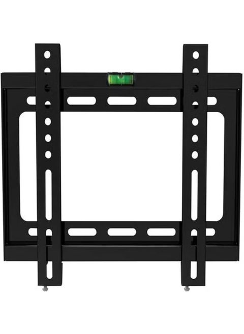 Fixed Type TV Wall Mount Bracket – Black, Heavy Duty Steel Wall Mount for Flat Screen TVs (32 to 70 inch), Space-Saving, Low Profile Slim Design, Universal Compatibility for LED, LCD, OLED TVs, Easy Installation & Secure Fit for Home or Office Use