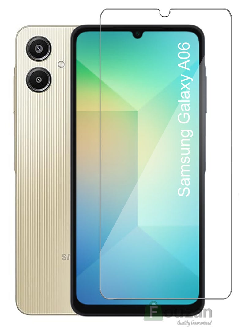 URBBKING Samsung Galaxy A06 - Glass Screen Protector - Clear - Image 1
