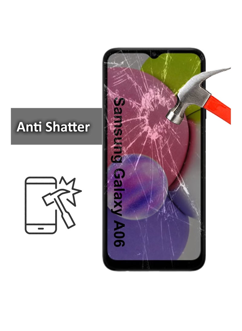 URBBKING Samsung Galaxy A06 - Glass Screen Protector - Clear - Image 2