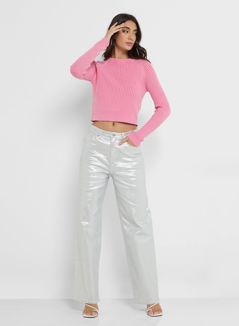 VERO MODA Printed High Waist Pants  - Image 1