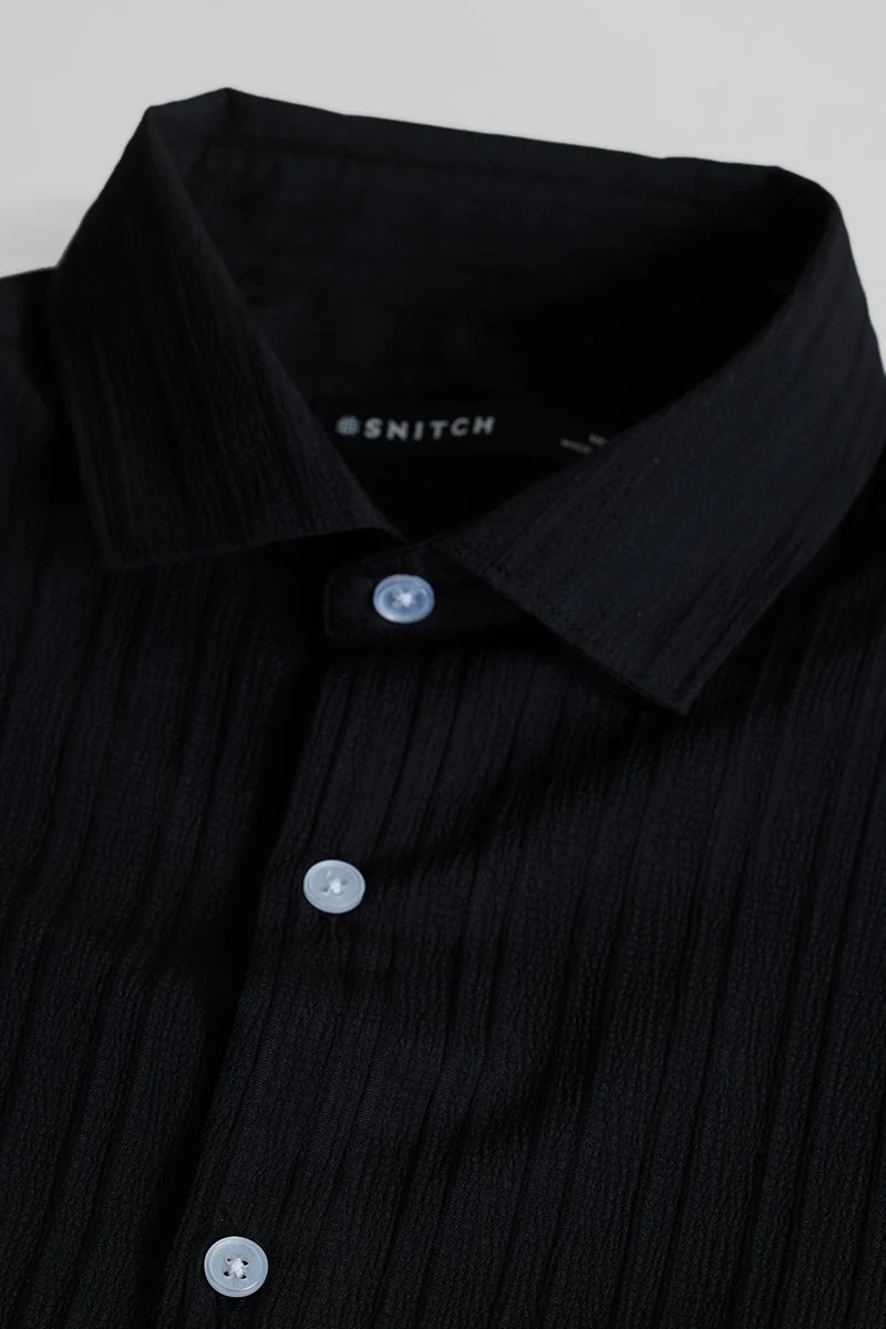 SNITCH قميص بقصة ضيقة وخطوط سوداء