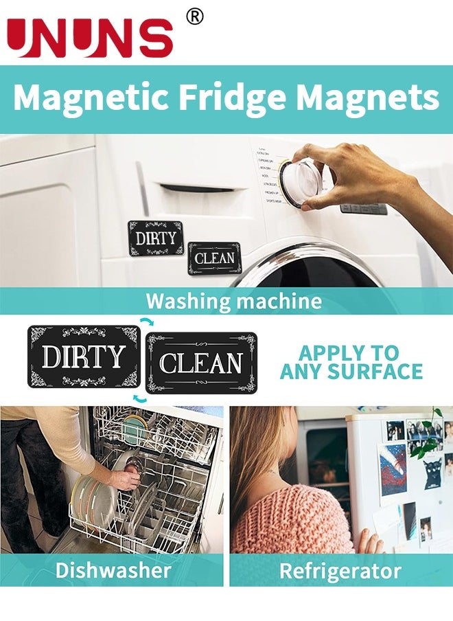 Dishwasher Magnet,2PCS Clean Dirty Magnet For Dishwasher,Upgrade Super Strong Magnet,Easy To Read Non-Scratch Magnetic Silver Indicator Sign With Clear,Black - pzsku/Z5FFDAC1278CF8D61F367Z/45/_/1733824062/1680466f-f608-4fbc-8071-ff44b2edf220