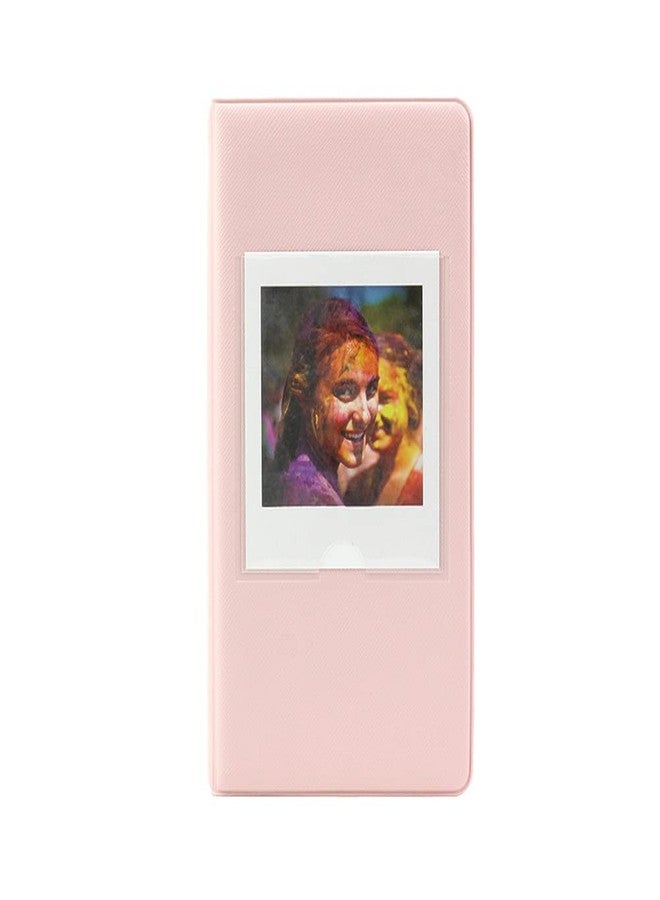 Stela In-stax Square Film Photo Album SQ1 SQ6 SQ10 SQ20 SP-3 Square Instant Film Camera 64 Pockets (3.39x2.83 inch) (Pink)