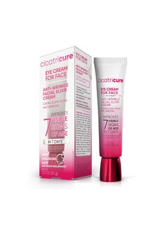 CICATRICURE Cicatricure Eye Cream for Face: 7-in-7 Anti-Wrinkle, Peptides & Vitamins Reduce 7 Aging Signs in 7 Days, Hydrating, Oil-Free, 1oz 