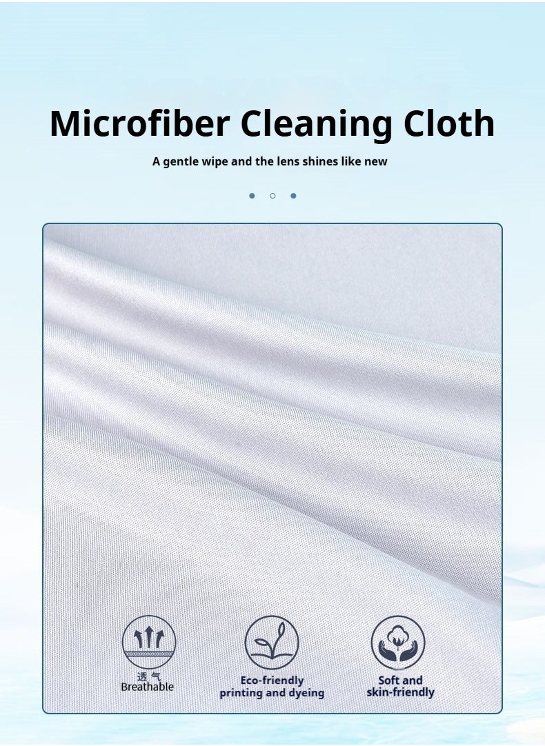 Healife - Microfiber Cleaning Cloth - Multi-functional for Glasses, Phones, Jewelry, and More (GREY) - Image 1