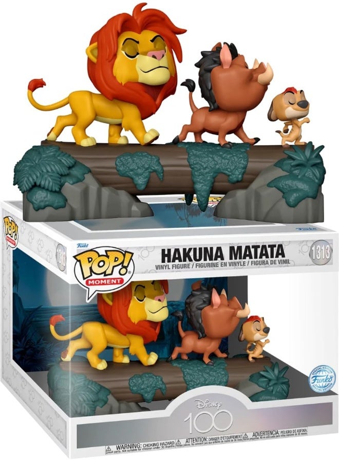 Funko POP! Moments: Disney 100th Anniversary - The Lion King - Hakuna Matata - Special Edition Exclusive  - Image 1