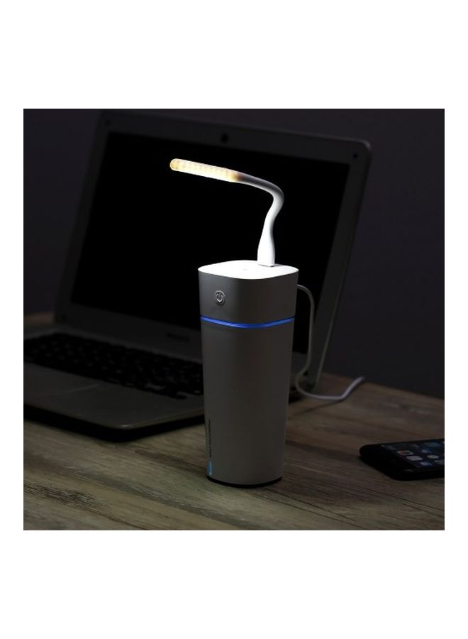 إسكدنيا جهاز ملطف للجو 3 في 1 مع مروحة صغيرة ومصباح وردي - Image 2