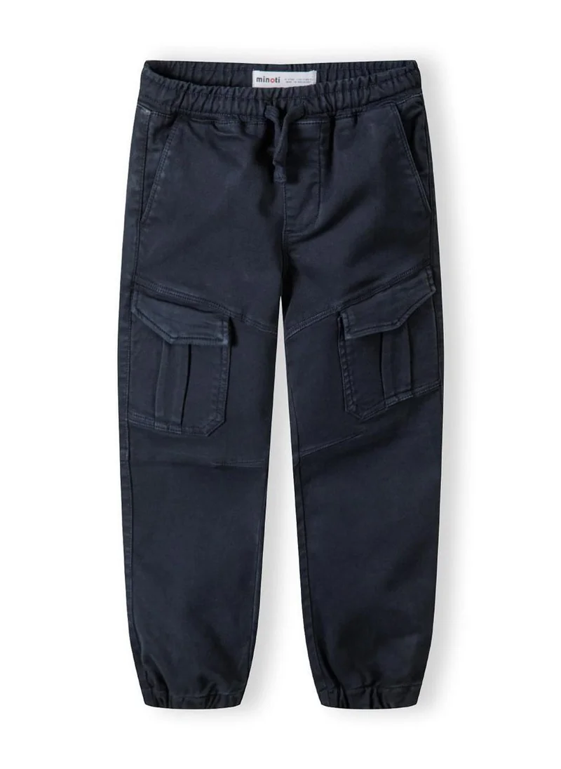 مينوتي Kids Boys  Knitted Cargo Trousers With Drawcord