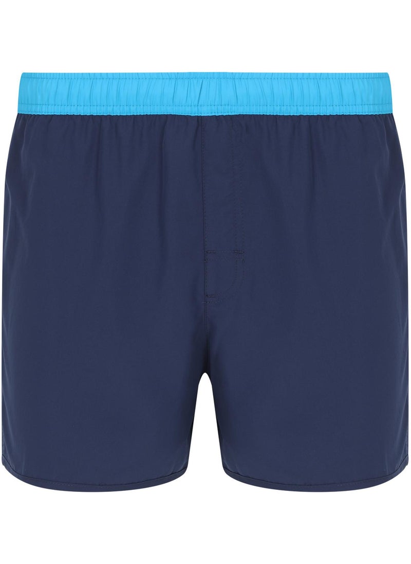 Joss Men’s Swimming Shorts - Joss Blue/Light Blue, Quick-Drying Swim Trunks with Adjustable Waist & Practical Pocket  - Image 3