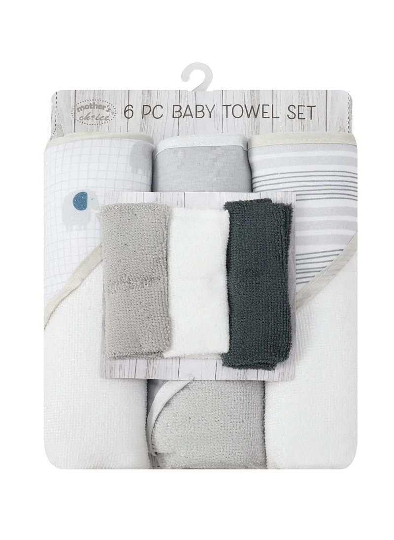 IKKXA Hooded Towel 3pk and face cloth 3pk IT4350