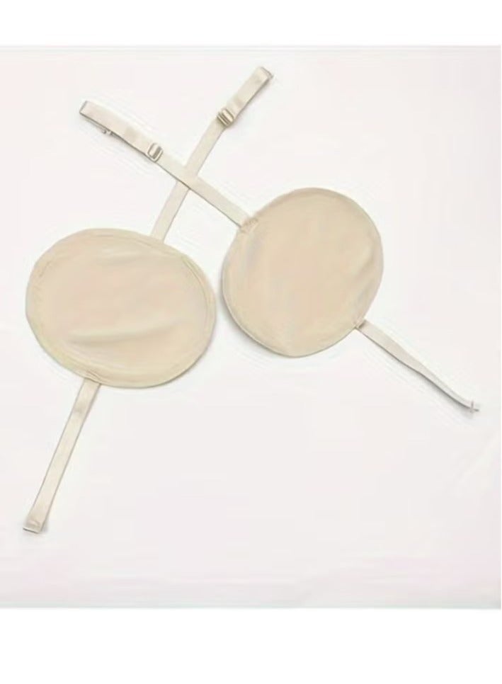 OMEVE 1pair Washable Underarm Sweat Pads, Armpit Sweat Absorbing Guards, Dress Sweat Perspiration Pads - Image 2