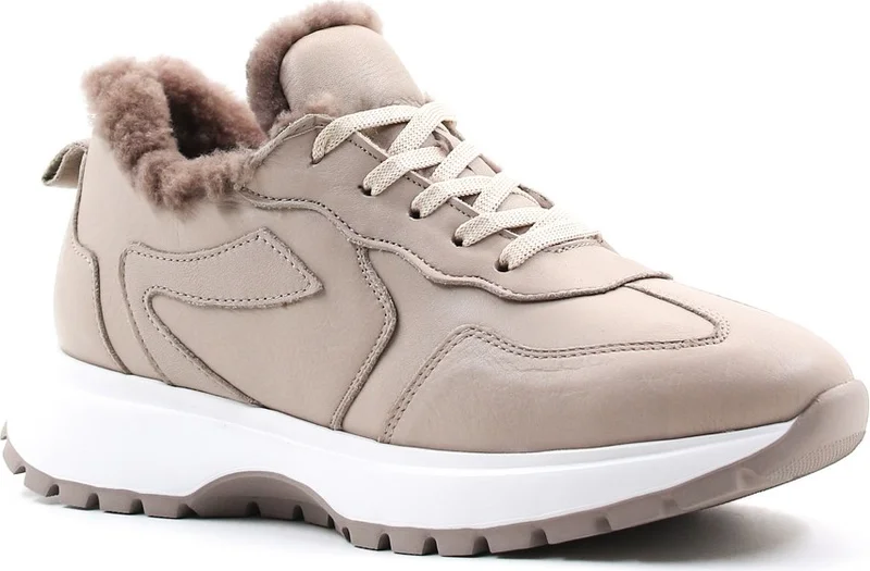Fast Step Leather Shearling Women's Casual Shoes 136KZA502-2