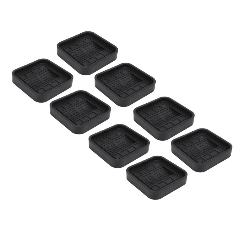 8pcs Wheel Stoppers Rubber Universal Scratch Proof Bed Sofa Caster Cups for Furniture - Image 2