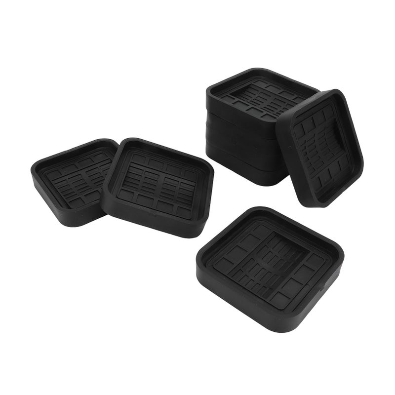 8pcs Wheel Stoppers Rubber Universal Scratch Proof Bed Sofa Caster Cups for Furniture - Image 4