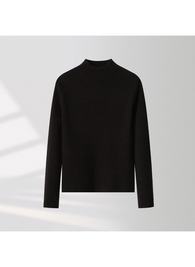 Fapai Skin-friendly, Warm, Easy-care, Versatile, Fashionable Basic Wool Sweater - Image 4