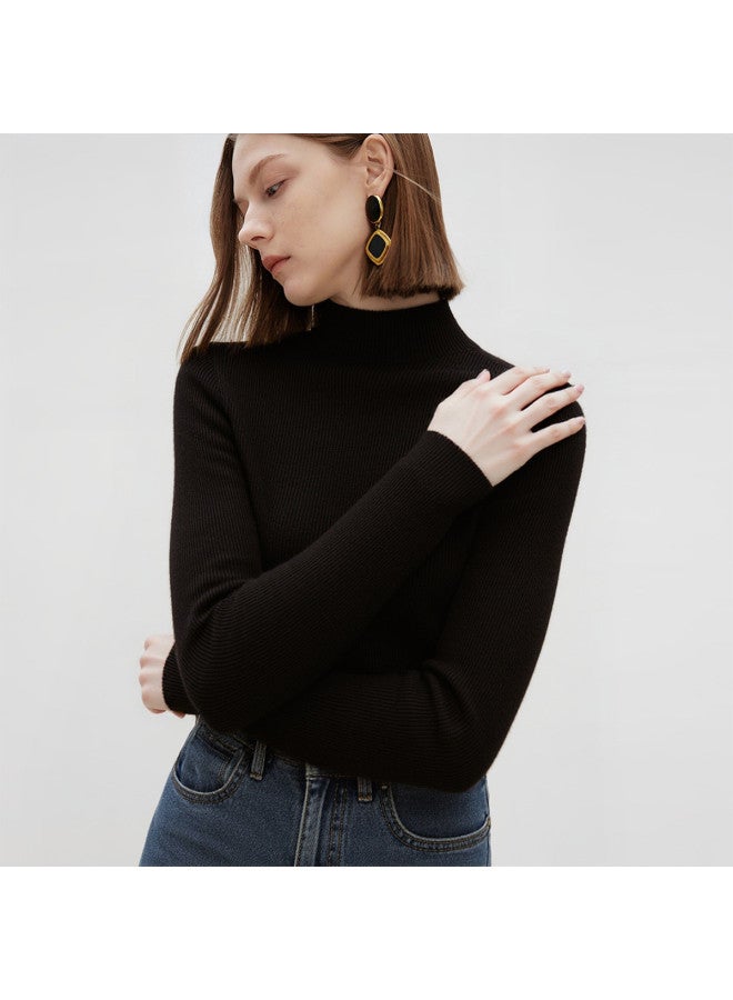 Fapai Skin-friendly, Warm, Easy-care, Versatile, Fashionable Basic Wool Sweater - Image 3