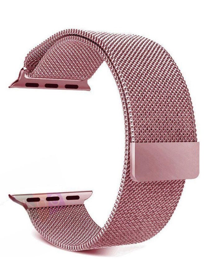 NIBEMINENT Smartwatch Band For Apple Watch 42 mm Rose Gold