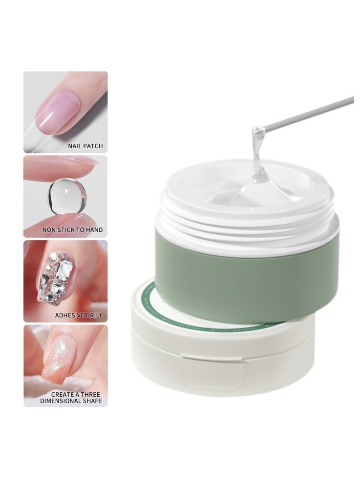 XEIJAYI Solid Nail Glue Gel For Press On Nails Acrylic Fake Nails 3D PVC Candy Soft Polish For Nail Strengthening DIY Nail Art Home Salon Use - Image 2
