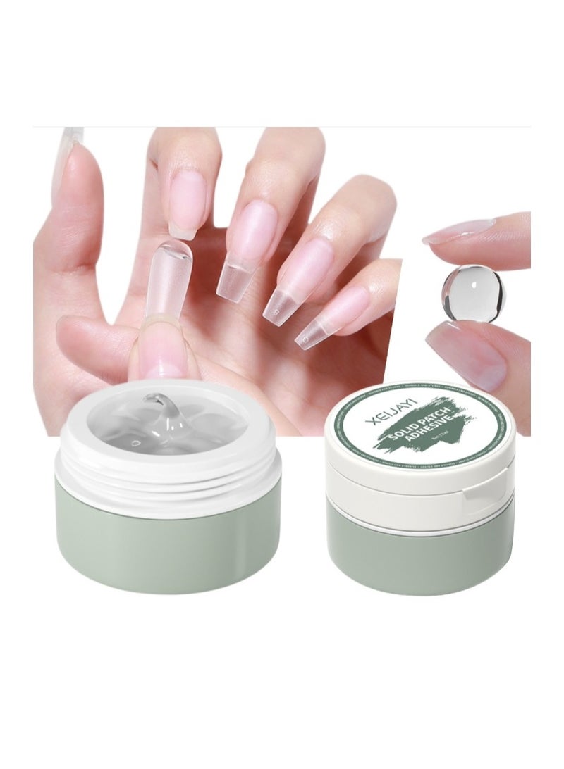 XEIJAYI Solid Nail Glue Gel For Press On Nails Acrylic Fake Nails 3D PVC Candy Soft Polish For Nail Strengthening DIY Nail Art Home Salon Use - Image 1