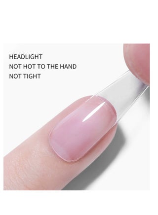 Solid Nail Glue Gel For Press On Nails Acrylic Fake Nails 3D PVC Candy Soft Polish For Nail Strengthening DIY Nail Art Home Salon Use - view 4