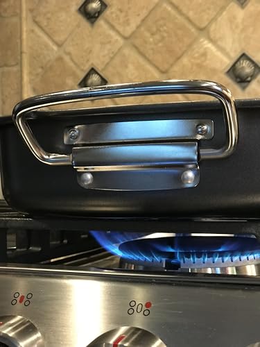 Euro-Home Heavy Gauge, Carbonized Steel, Commercial Kitchen Grade Non-Stick Roaster with Floating Rack for 22 lb Turkey by EuroHome - Image 4