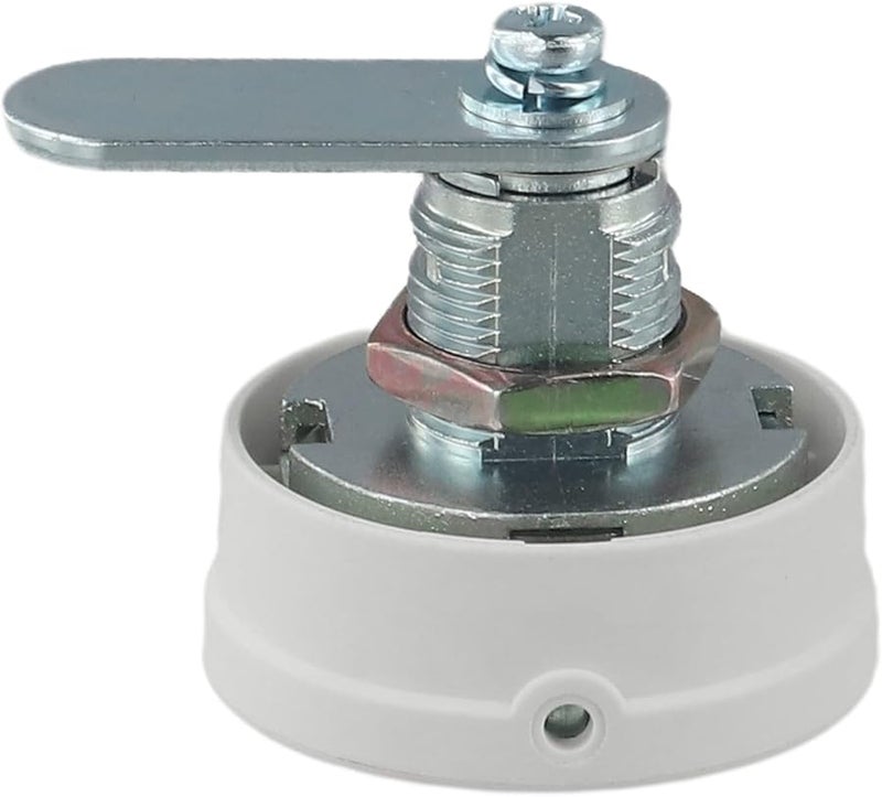 20mm White 3 Digit Combination Lock Plastic Zinc Alloy Steel For Caravans Drawers - Image 3