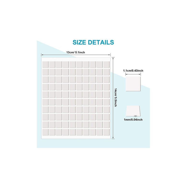 Zikra 1000 capsules Poster Adhesive Putty Non Toxic Reusable and Removable Removable Wall Safe Tack Putty for Hanging Pictures Poster Photo Frames Hand Handles Photography - Image 4