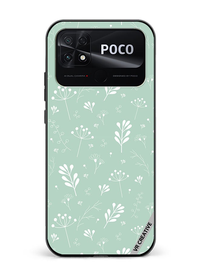 VR CREATIVE Protective Case Cover For Xiaomi Poco C40 Greenie  Design Multicolour - Image 1