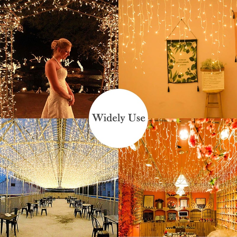 ANJAYLIA 20Ft 40 LED Fairy String Lights Battery Operated, Waterproof Twinkle Christmas Tree Lights with 2 Modes for Christmas Indoor Outdoor Garden Wedding Home Decoration Warm White - Image 5