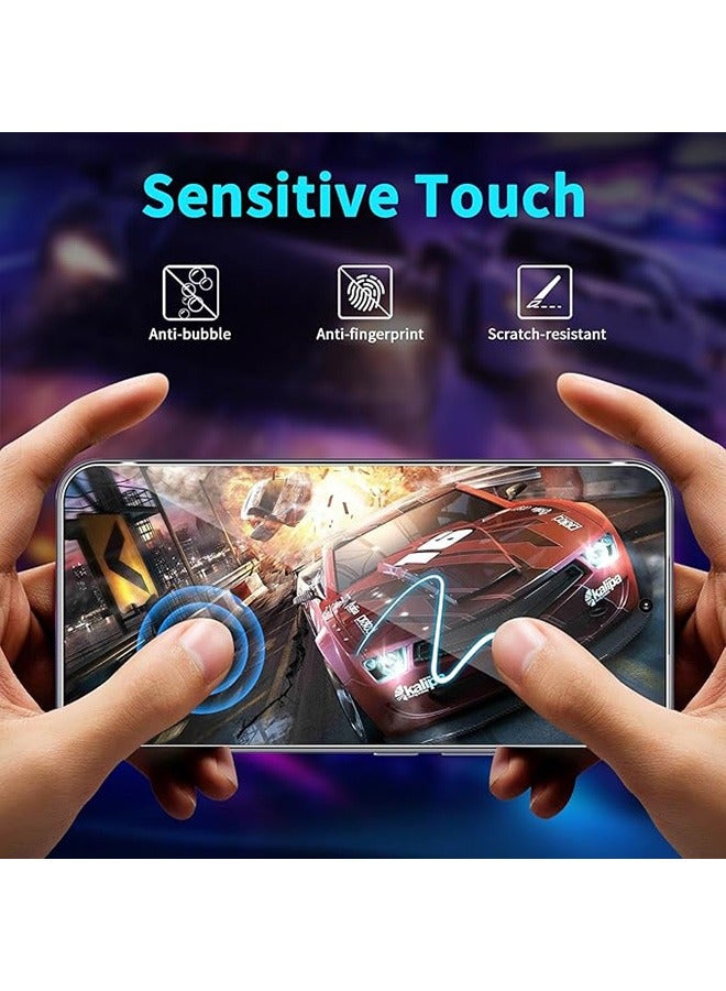 2 Pcs Honor 400 5G Screen Protector, With 2 Set Camera Protective Film, 9H Tempered Glass Screen Protector for Honor 400 5G, Full Coverage Bubble-Free Tempered Film, Anti-Scratch Film  - Image 5
