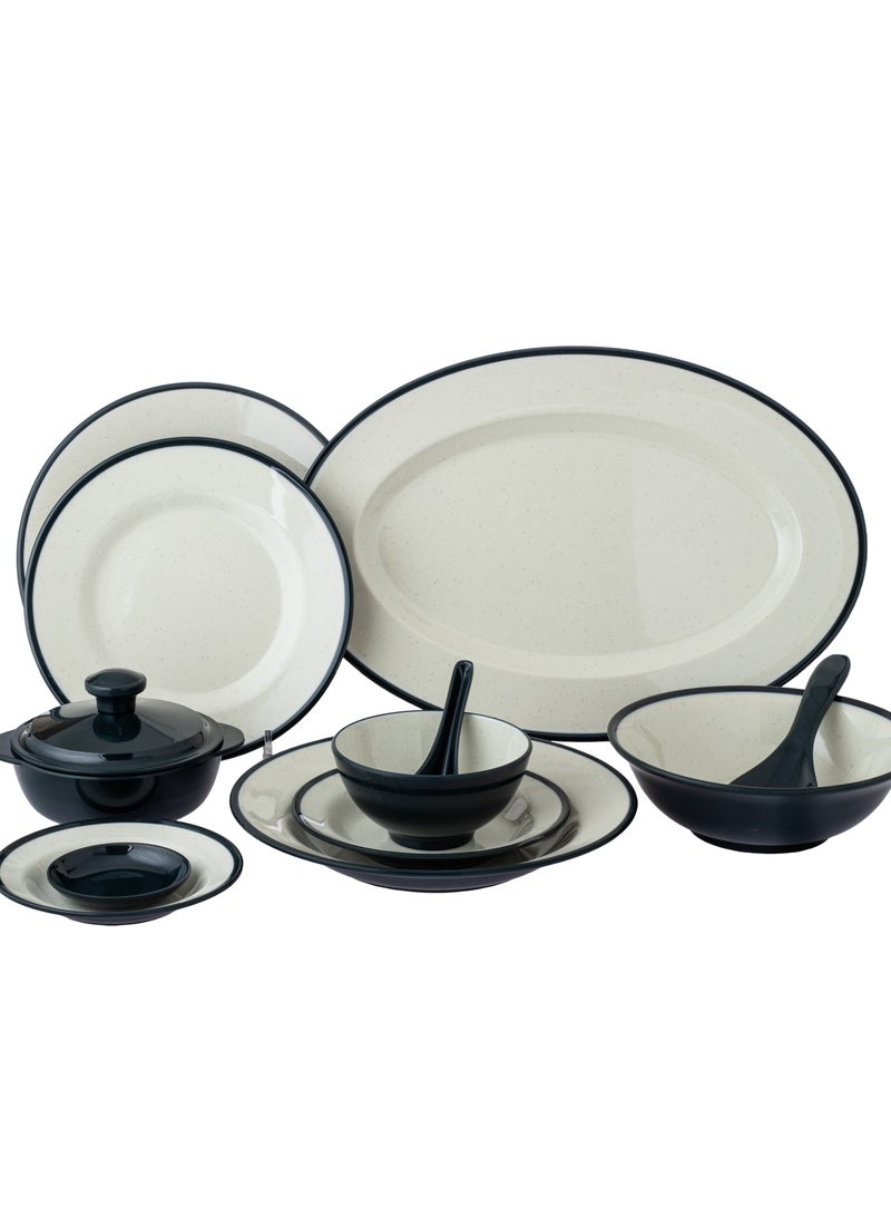 سي سي بن شيهون طقم سفرة 57 قطعة من الميلامين العالي الجودة و الأمن في الميكرويف - Image 3