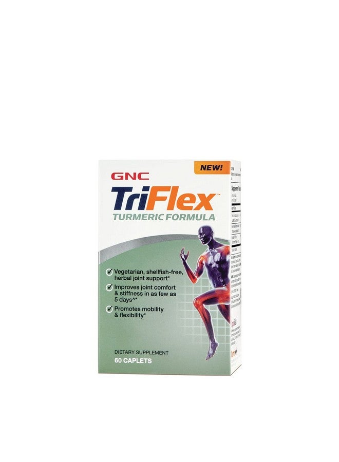 GNC Triflex Turmeric Formula ; Improves Joint Comfort And Stiffness Promotes Mobility And Flexibility ; 60 Caplets - Image 2