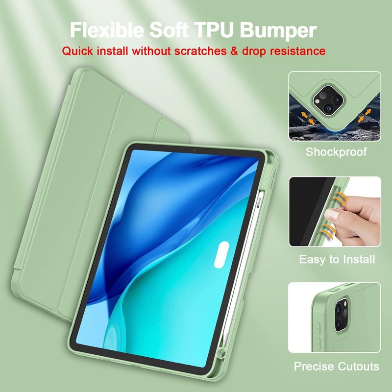 SYOSI Case For Ipad Pro 11 Inch 2021 3Rd Gen /2020 2Nd Gen With Pencil Holder, Support For Ipad 2Nd Pencil Charging/Pair, With Auto Wake/Sleep - Image 5