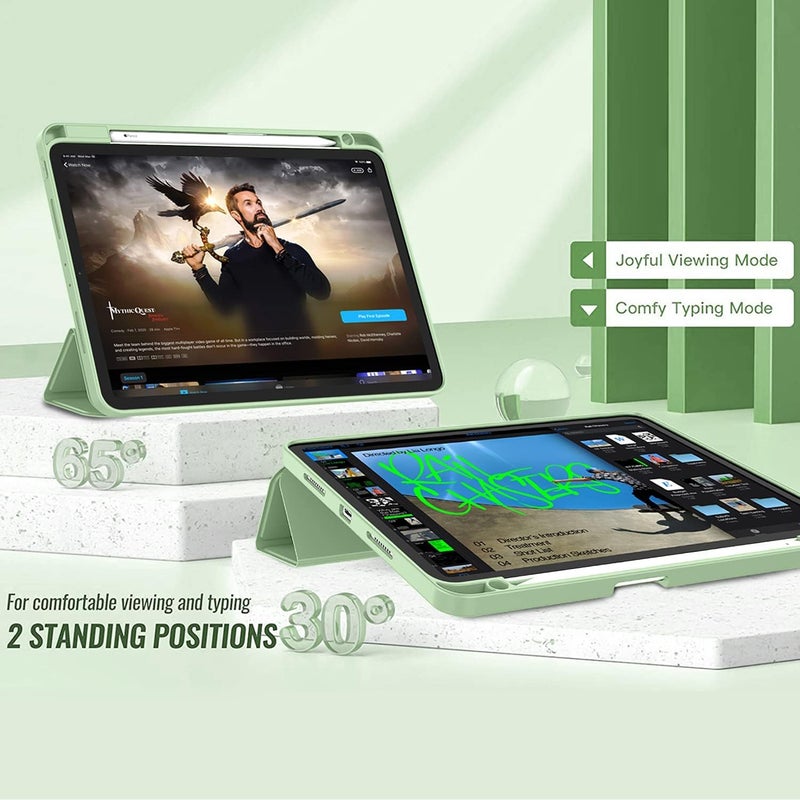 SYOSI Case For Ipad Pro 11 Inch 2021 3Rd Gen /2020 2Nd Gen With Pencil Holder, Support For Ipad 2Nd Pencil Charging/Pair, With Auto Wake/Sleep - Image 4