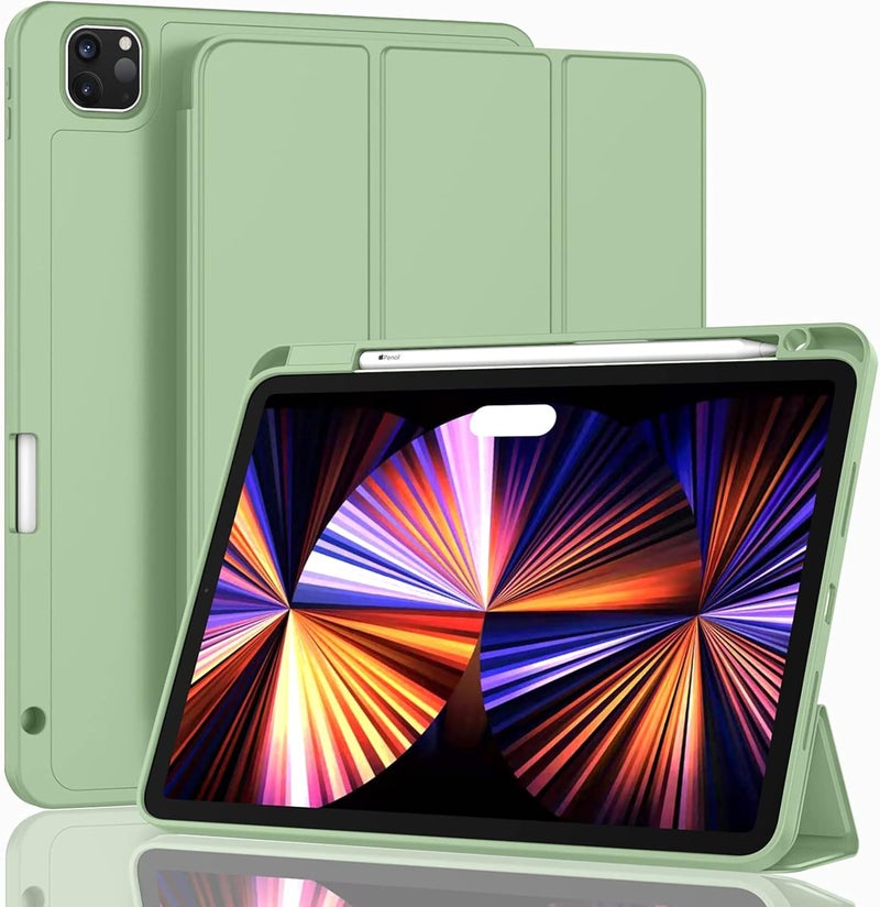 SYOSI Case For Ipad Pro 11 Inch 2021 3Rd Gen /2020 2Nd Gen With Pencil Holder, Support For Ipad 2Nd Pencil Charging/Pair, With Auto Wake/Sleep - Image 1