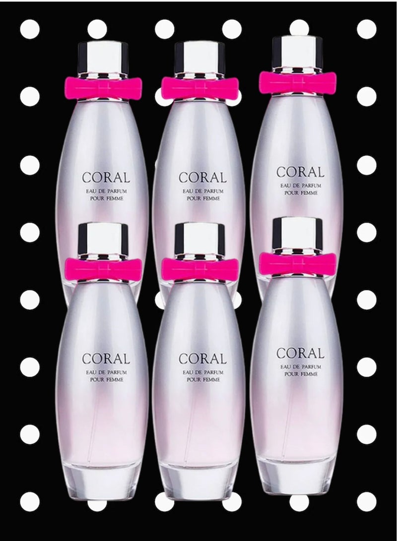 كورال 6 قطع عطر كورال 95 مل - Image 1