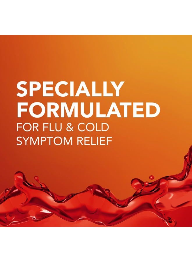 Vicks داي كويل وناي كويل سائل إنفلونزا مكثف، عبوة قيمة، بدون وصفة طبية، متعدد الأعراض، تخفيف قوي لآلام الجسم، الحمى، الصداع، التهاب الحلق، والسعال، تخفيف لمدة 6 ساعات، بنكهة الكرز، 12 أونصة سائلة - Image 5