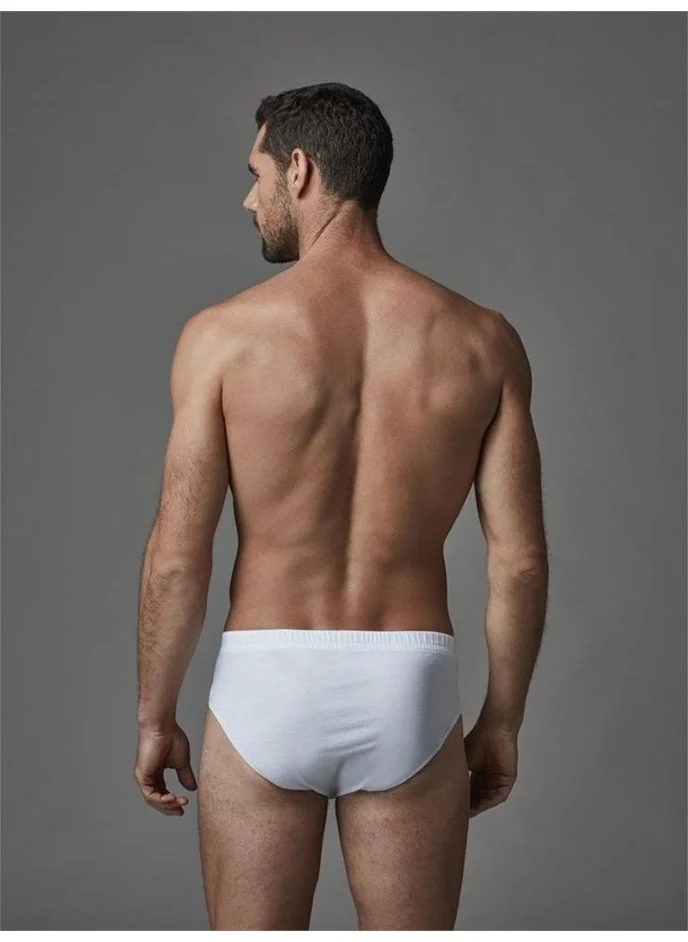 إيروس Ers034 Men's Slip (Double Pack) - White