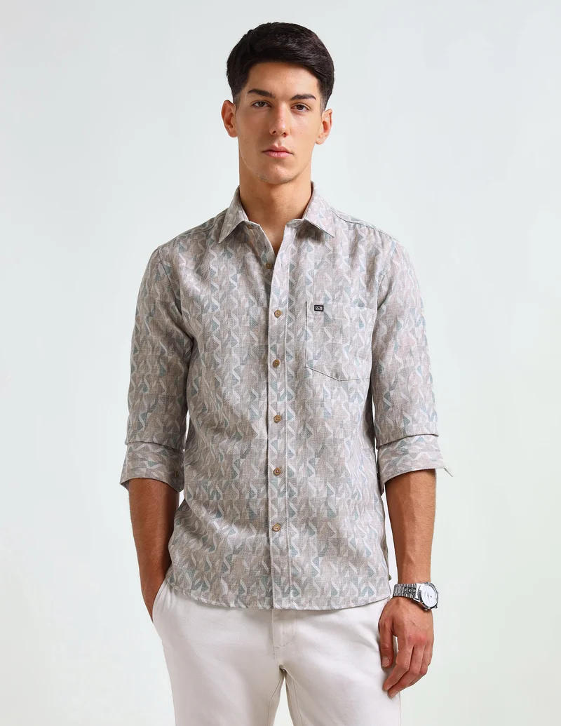 Slim Fit Printed Shirt